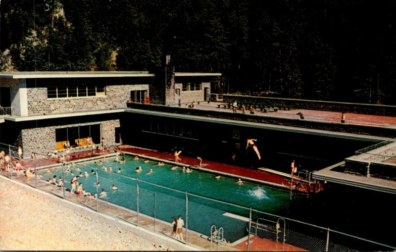 Canada British Columbia Radium Hot Springs Aquacourt