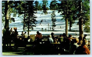 SNOW VALLEY SKI RESORT, Running Springs CA~ San Bernardino County 1960s Postcard