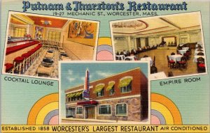 Massachusetts Worcester Putnam & Thurston's Restaurant