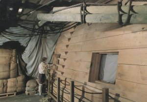 William Spink Caulking the Valiant Ship Chatham Kent Postcard