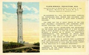 MA - Cape Cod. Pilgrim Memorial at Provincetown