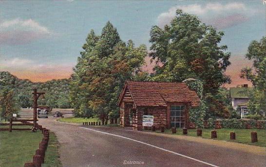 Indiana Marshall Turkey Run State Park Entrance 1951