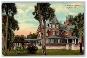 c1910's The Burgoyne Place Trees Daytona Florida FL Unposted Vintage Postcard