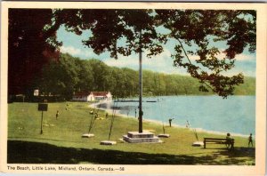 Postcard HOUSE SCENE Midland Ontario ON AN8554