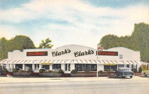 Santee South Carolina Clark's Restaurant Vintage Postcard JF686001