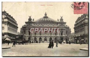 Paris Old Postcard L & # 39Opera