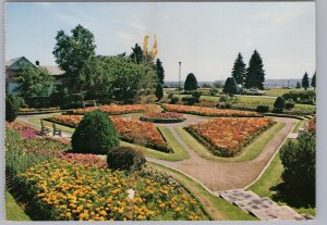 Beautiful Gardens, Flower Beds, Hillcrest Park, Thunder Bay Ontario Postcard