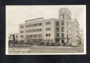 RPPC GUADALAHARA JALISCO MEXICO HOTEL OLD CARS VINTAGE REAL PHOTO POSTCARD