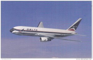 DELTA Airlines Boeing 767 Twin-Jet Airplane in Flight