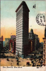 The Flatiron Building New York City Vintage Postcard C209