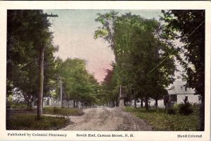 Postcard ROAD SCENE Canaan New Hampshire NH AM6269