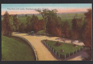 Ontario PETERBOROUGH View from Lift Locks photo Canadian National Railways ~ DB