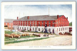 1907 Richmond Virginia VA Postcard Libby Prison Building Jamestown Exposition
