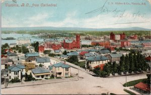 Victoria BC from the Cathedral c1905 Hibben Postcard G68