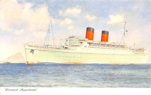 Cunard Mauretania Ship Postal Used Unknown 