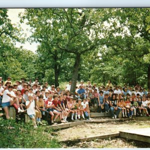 c1970s McAlester, OK Camp Hudgens Group Photo Baptist General Convention PC A232