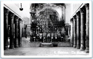 RPPC  BETHLEHEM Church of the Nativity BASILICA Palestine Israel 1956  Postcard