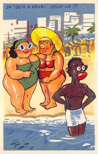 Black Comic Postcard