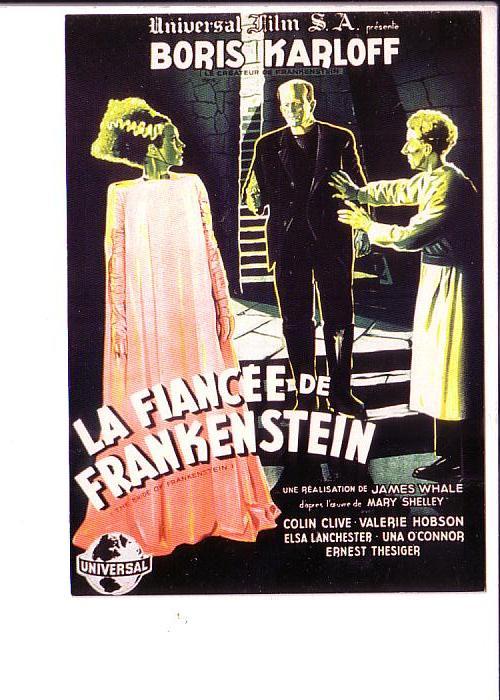 La Fiancee de Frankenstein, Boris Karloff Movie French