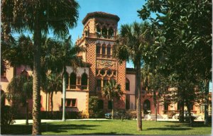 Postcard FL Sarasota - East Fa�ade of John Ringling Residence