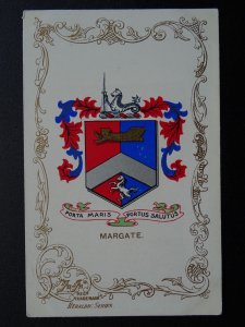 Kent MARGATE Heraldic Coat of Arms c1905 Postcard by Ja Ja