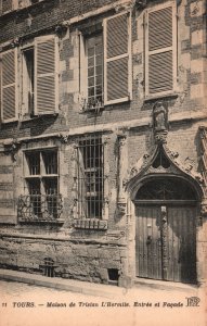 Vintage Postcard Tours Maison De Triston Cultural landmark in Tours, France