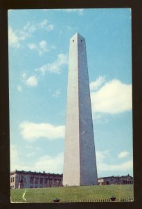 Charlestown, Massachusetts/MA Postcard, Bunker Hill Monument