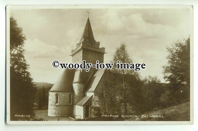 cu2027 - Crathie Church from the Rear, in Balmoral - Postcard