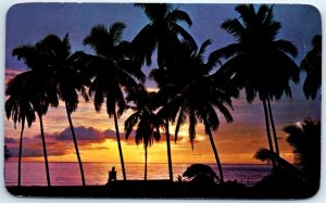 Postcard - Beautiful sunset in Puerto Vallarta, Mexico