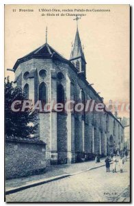 Old Postcard Provins Hotel Old Palace Of God Countesses