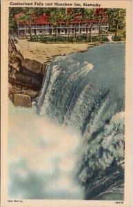 Cumberland Falls and Moonbow Inn Kentucky Postcard Z30