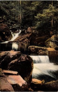 Waterfalls Postcard VTG UNP Vintage Unused  