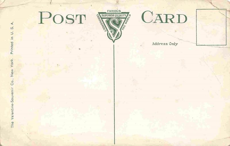 Railroad Station Depot Train Lowell Massachusetts 1910c postcard