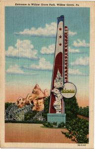 WILLOW GROVE PARK ENTRANCE PENNSYLVANIA