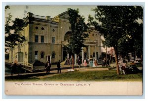 1910 The Celoron Theater, Celoron On Chautauqua Lake New York NY Posted Postcard