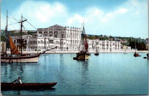 Vtg Constantinople Le Palais de Dolma-Baghtche Istanbul Turkey 1910s Postcard