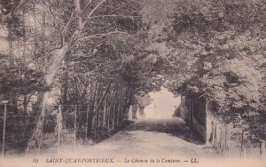 Saint Quay Portrieux Chemin De La Comlesse Antique Postcard