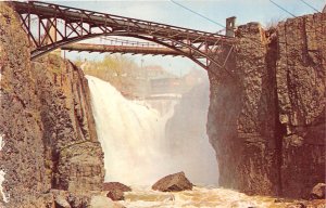 Paterson New Jersey 1960s Postcard Great Falls of Passaic River