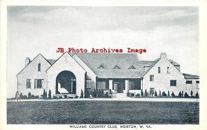 WV, Weirton, West Virginia, Williams Country Club, Exterior,Eagle Post Card Pub