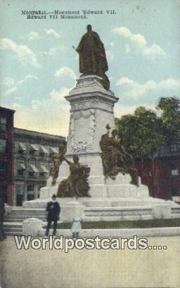 Monument Edward VII Montreal Canada Unused 