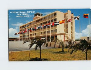 Postcard International Airport San Juan Puerto Rico USA