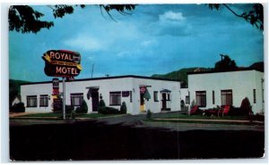 DURANGO, CO Colorado ~  Roadside ROYAL MOTEL c1950s La Plata County Postcard