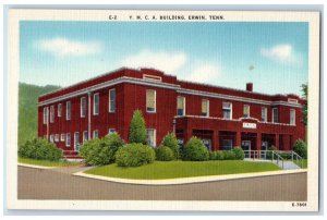 c1940's Y.M.C.A. Building Erwin Tennessee TN Unposted Vintage Postcard