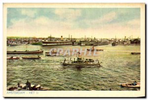 Old Postcard Netherlands Amsterdam