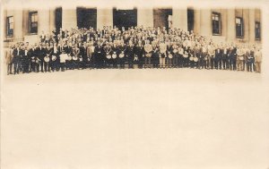 H72/ Columbus Ohio RPPC Postcard c1910 Business Men Gathering 39