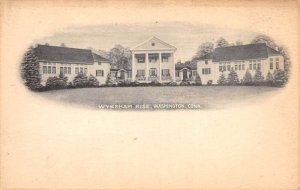 Washington Connecticut Wykeham Rise Divided Back Vintage Postcard U1607