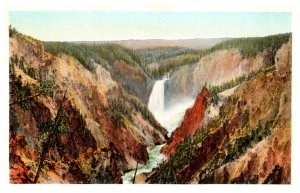 Yellowstone National Park, J.E. Haynes,  Grand Canyon from Artist Point