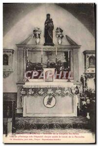 Old Postcard Landreville Interieur de la Chapelle Ste Beline Place Of Pilgrim...