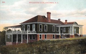 Columbia, South Carolina RIDGEWOOD COUNTRY CLUB Antique Postcard 1910s