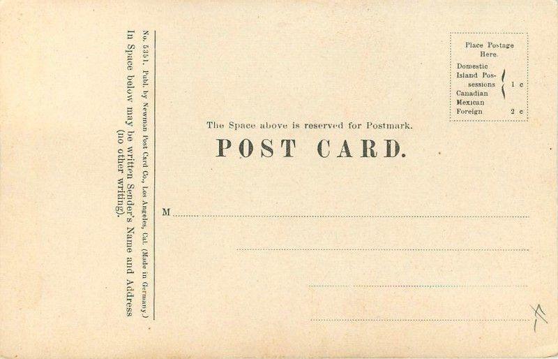 1908 Orange Grove Avenue Residence Pasadena California PCK Series postcard 10795